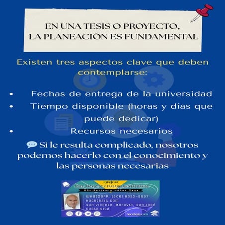 La planeación algo fundamental (Hace Tesis)