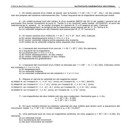 ENUNCIATS ACTIVITATS