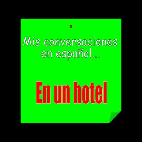 En un hotel