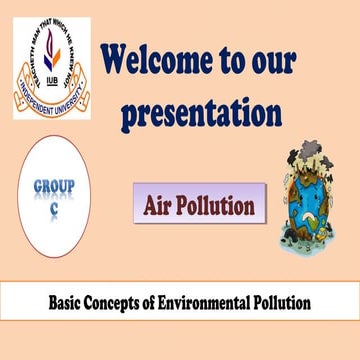 Presentation on Air Pollution