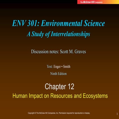 Environmental Science Toward a Sustainable Future 12th Edition Wright ...