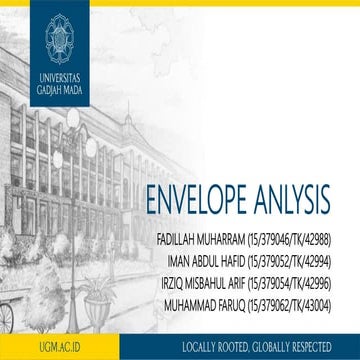 Envelope analysis kelompok 7 getaran mekanik kelas 3 | PPTX