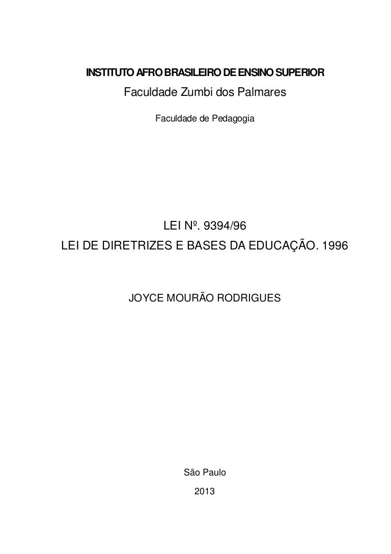 Enviado Fichamento De Leitura Ldb 1996