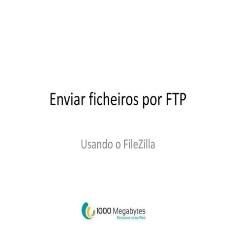 Enviar ficheiros por ftp