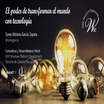 WIE: El poder de transformar al mundo con tecnología