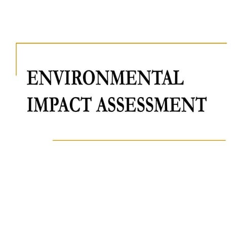 environmental impact assessment climate.ppt