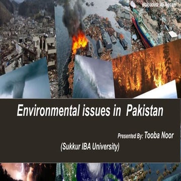 Enviormental Issues Of Pakistan | PPTX