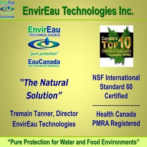 Envir Eau Technologies General Presentation 2009
