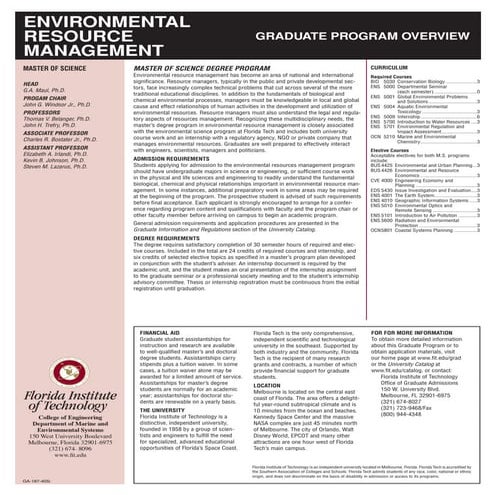 Environmental Resource Management
