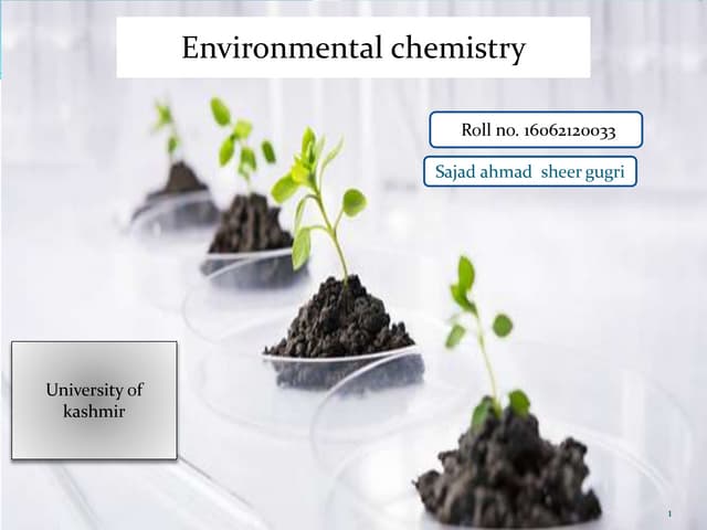 Environmental Chemistry