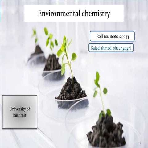 Envirnomental chemistry