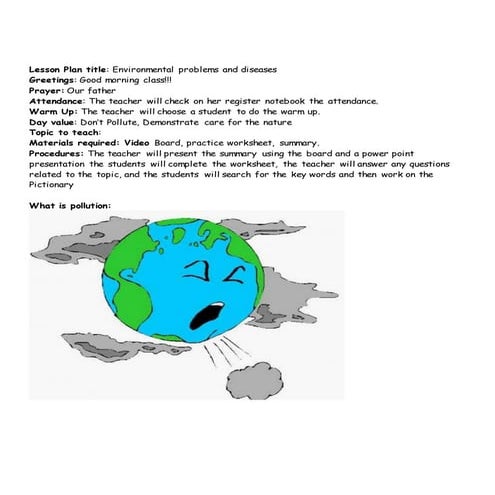 Enviromental problems and diseases