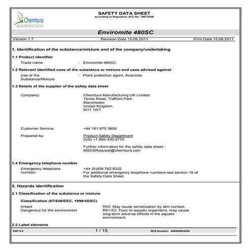 Marconite Aggregate - Safety Data Sheet | PDF
