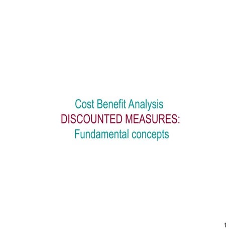 Discounted measures of project wealth.ppt