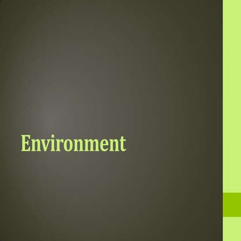 Environment