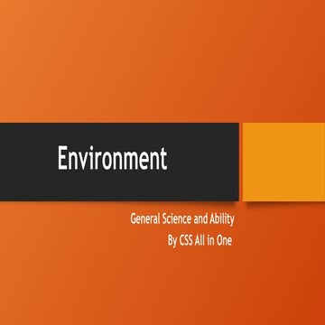 Universe/Environment, General Science and ability