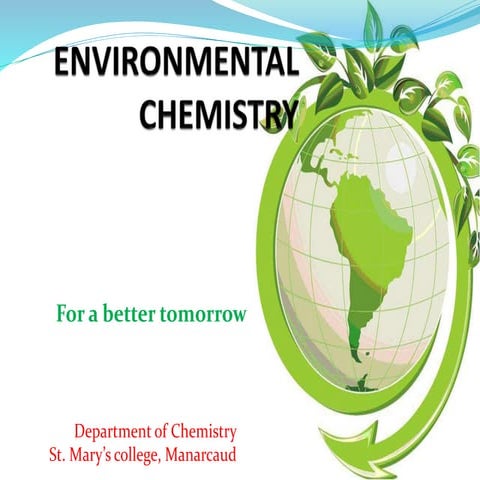 Environmental chemistry