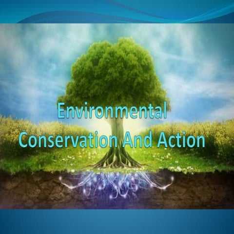Environmental conservation-and-action