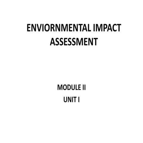 ENVIRONMENTAL-IMPACT-ASSESSMENT (E I A )