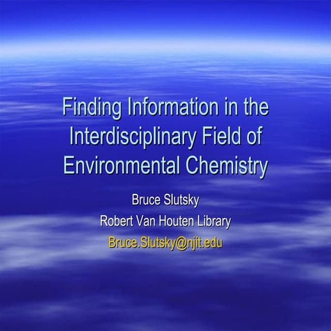 Environmental science-spring 2014