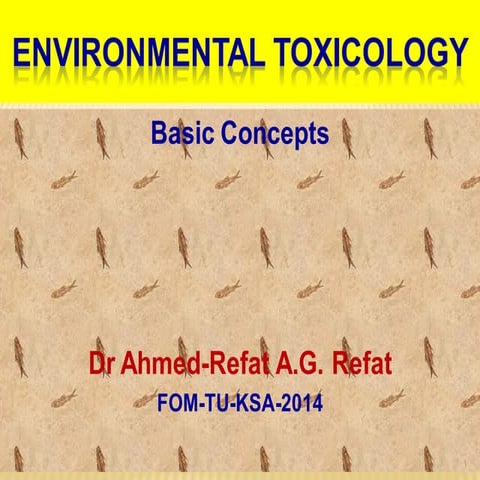 Environmental toxicology