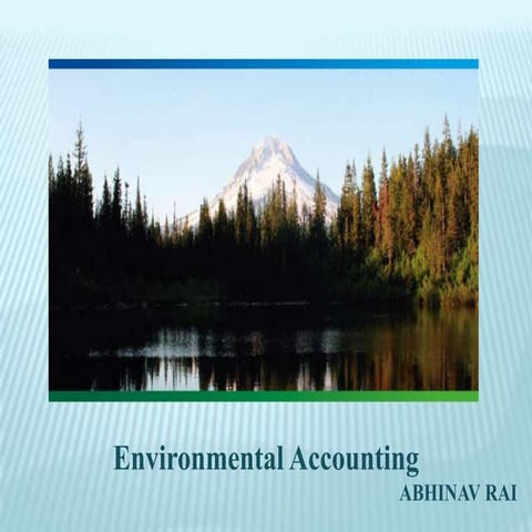 Environmental accounting