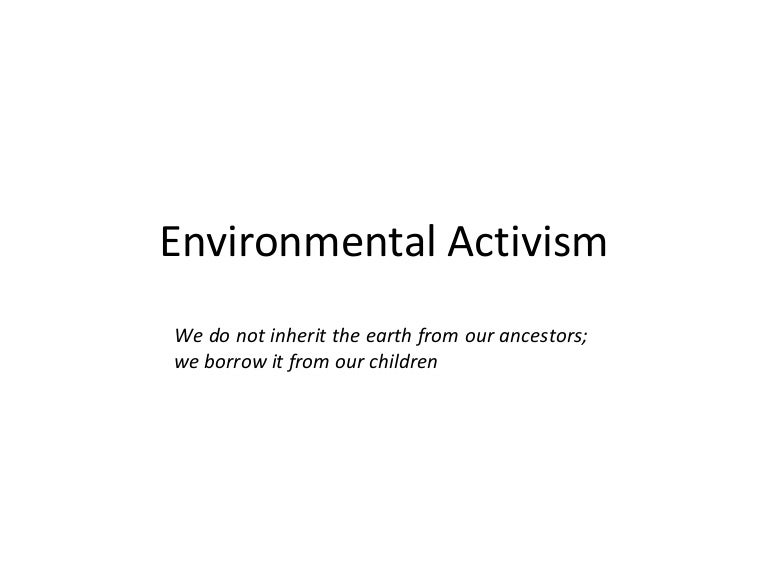 Environmental activism