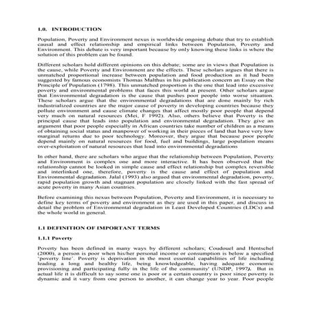 Environmental and natural resources economics