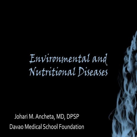 Environmental and nutritional diseases animated