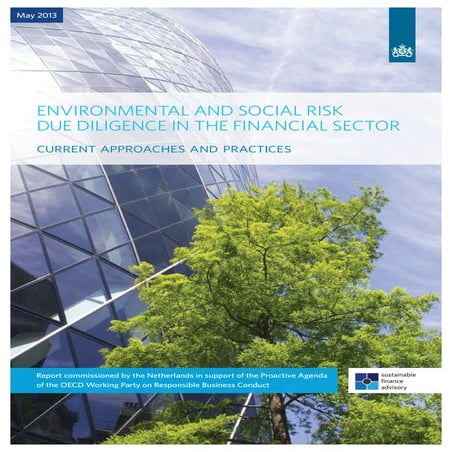 #Environmental and social #risk due diligence in the #financial sector. #Banks