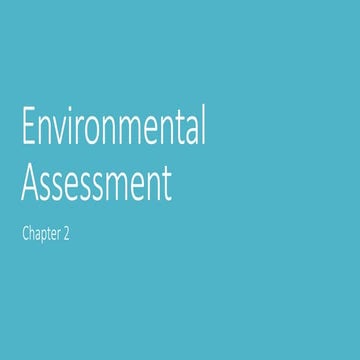 Environmental assessment | PPTX