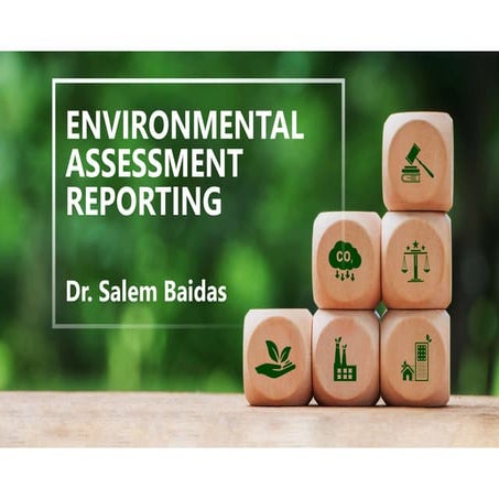 Environmental Assessment Reporting   