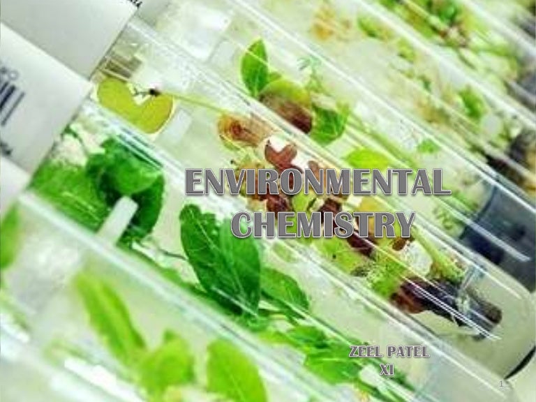 Environmental Chemistry Environmental Chemistry