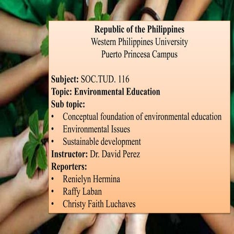 Environmental education