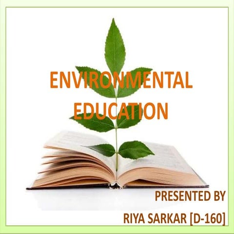 Environmental education ppt