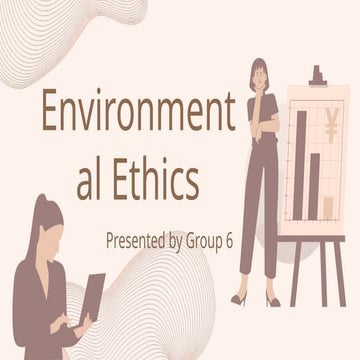 ENVIRONMENTAL ETHICS of Bachelor of Science in Development Communication