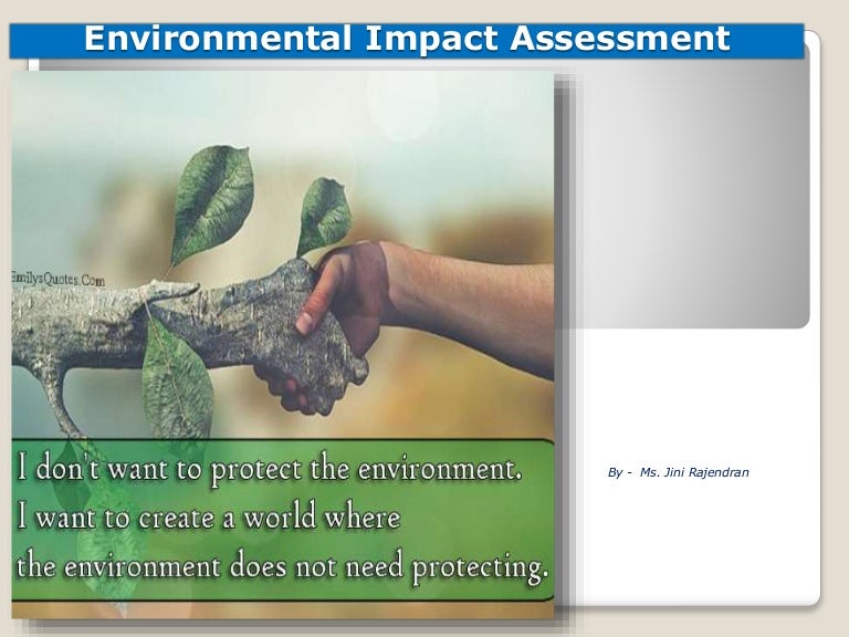 Environmental Impact Assessment