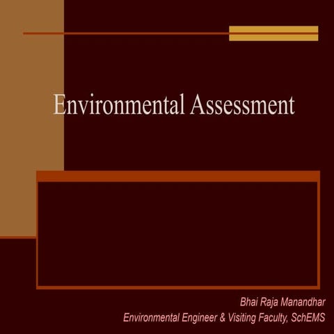 Environmental impact assessment in nepal