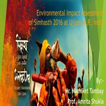 Environmental impact assessment of simhasth 2016