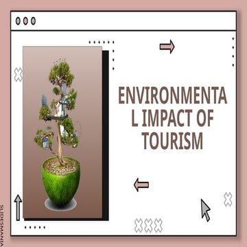 ENVIRONMENTAL IMPACT OF TOURISM INDUSTRY | PPTX