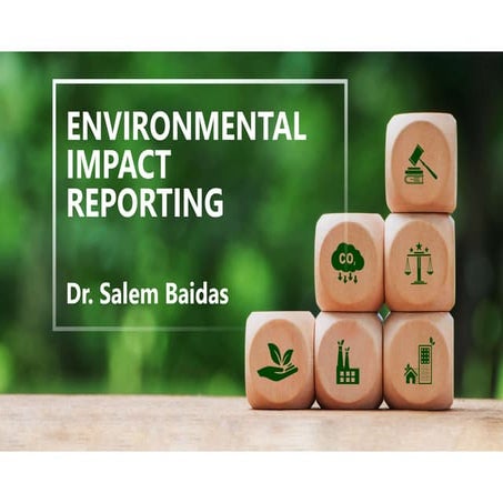 Environmental Impact Reporting   