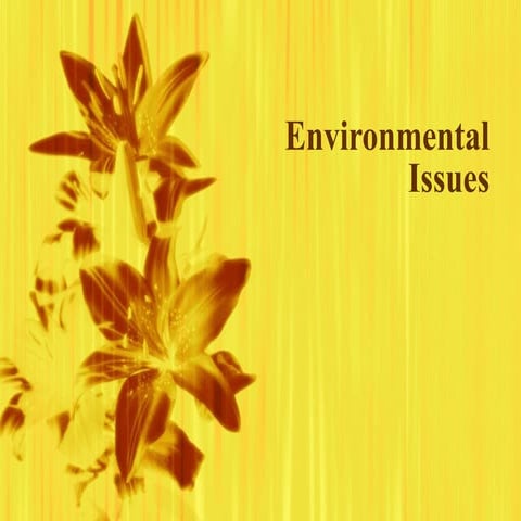 Environmental issues