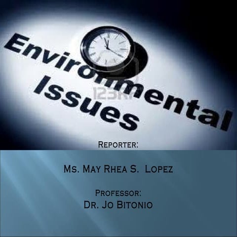 Environmental Issues