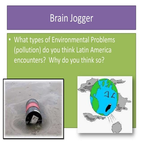 Environmental issues of latin america | PPT