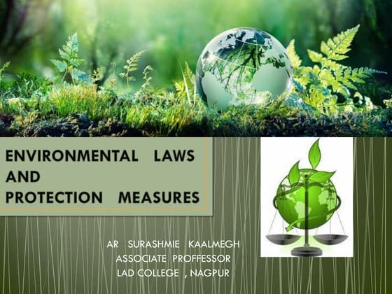 Pollution control acts and regulations of India | PPT