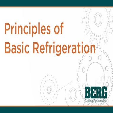 Principles of Refrigeration