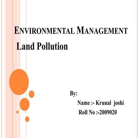 Environmental management krunal