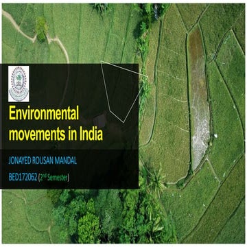Environmental movement in india