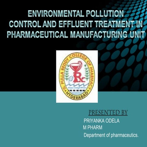 Environmental pollution control