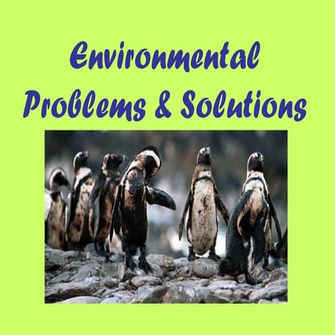 Environmental problems